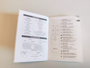 DEPSTECH DW50 Pro Webcam Bedienungsanleitung innen