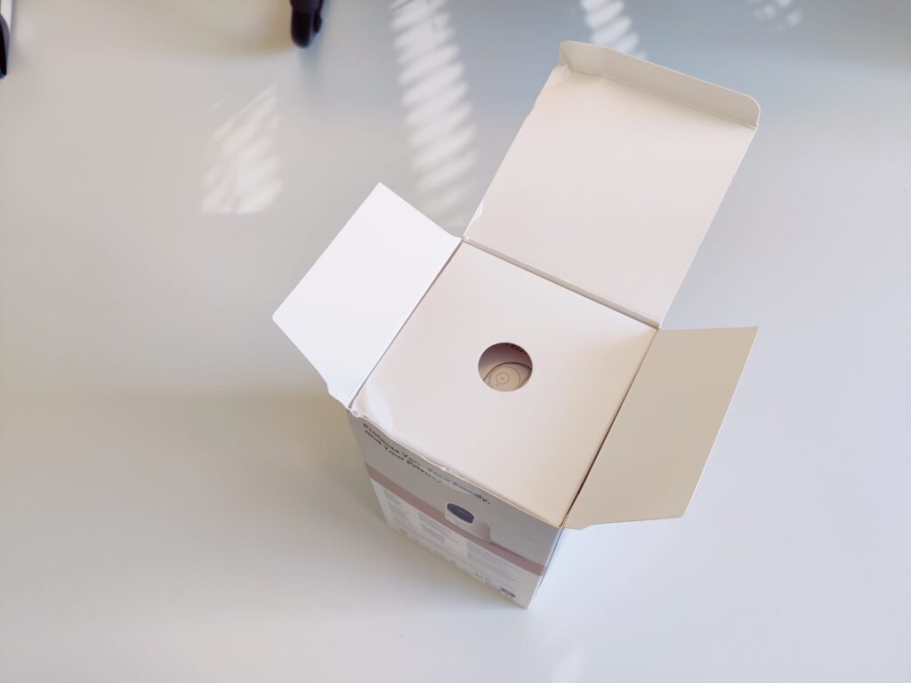 eufy E220 Überwachungskamera Verpackung von oben