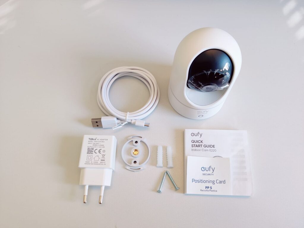 eufy E220 Überwachungskamera Startbild