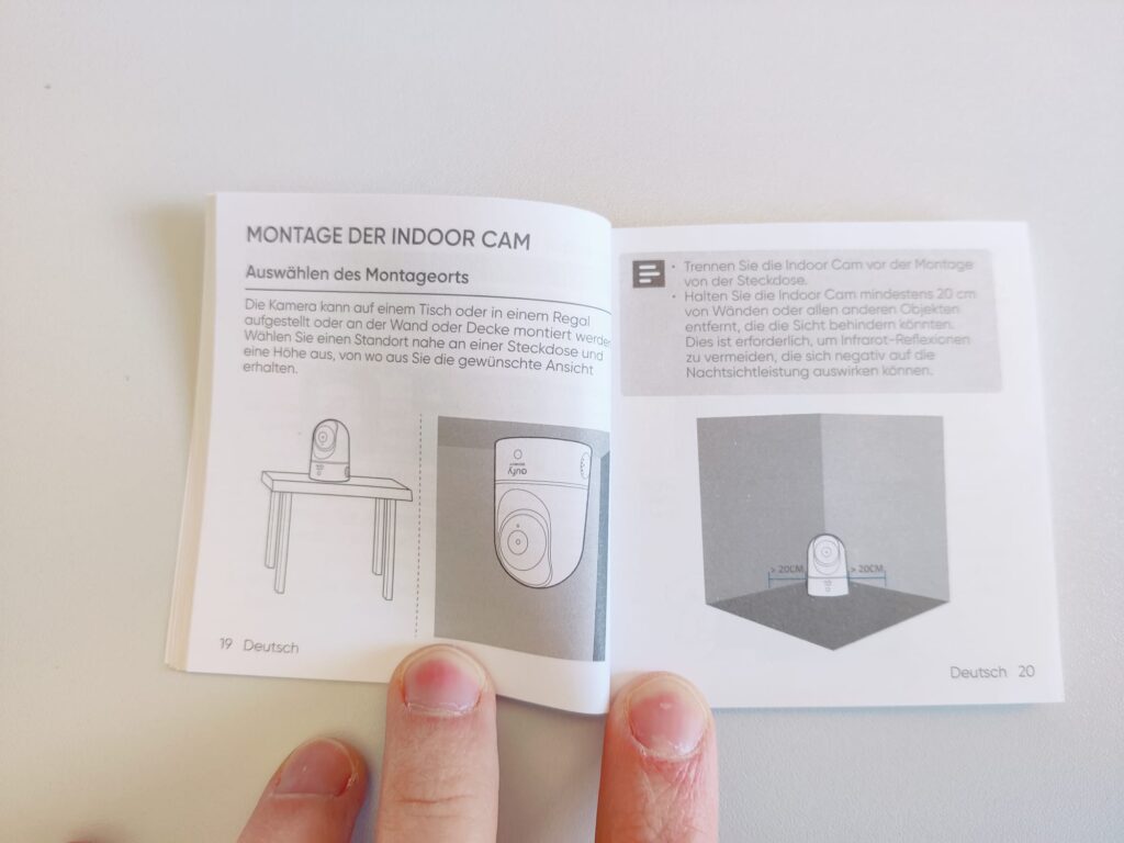 eufy E220 Überwachungskamera Schnellstartanleitung innen