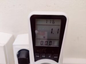 eufy E220 Überwachungskamera Stromverbrauch im Betrieb