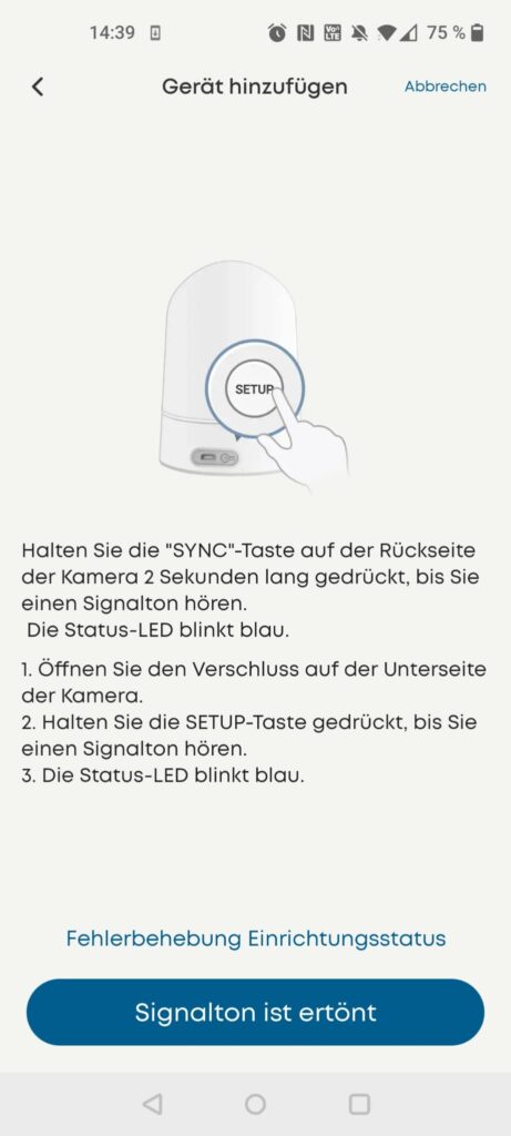 eufy E220 Überwachungskamera App Setup