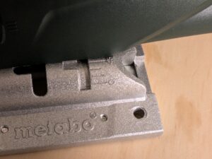 Winkelanzeige der Metabo STEB 65 Quick Stichsäge