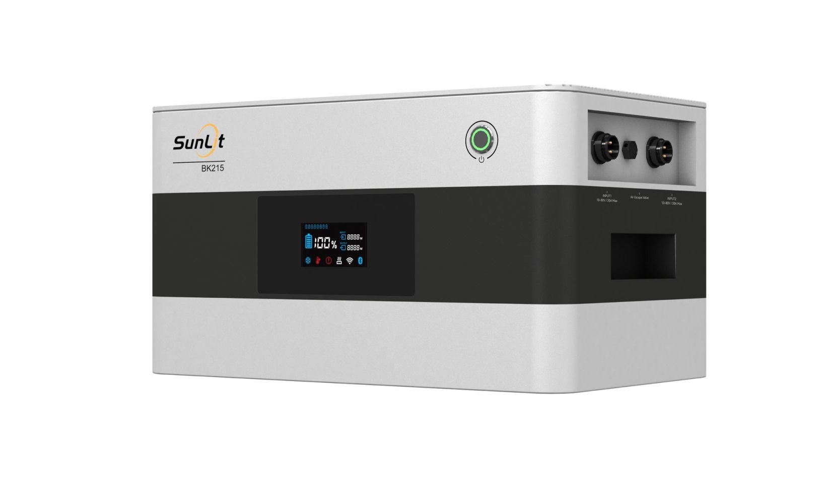 Balkonkraftwerk mit Energiespeicher 