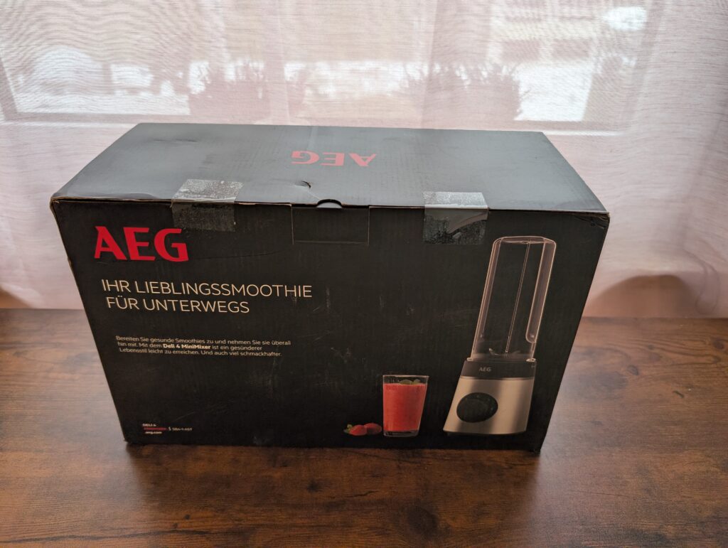 AEG SB4-1-4ST Smoothie-Maker Verpackung