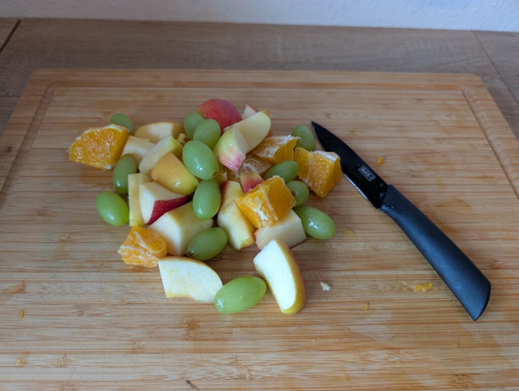 AEG SB4-1-4ST Smoothie-Maker Zutaten für Obstsmoothie