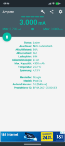 Ampere App zur Charmast C2065 Powerbank