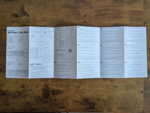 Anleitung der HATOR Skyfall 100 Pro Wireless Gaming-Tastatur geöffnet