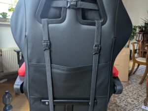 Bagazzia Racingreat Gaming-Stuhl von hinten in der Nahansicht