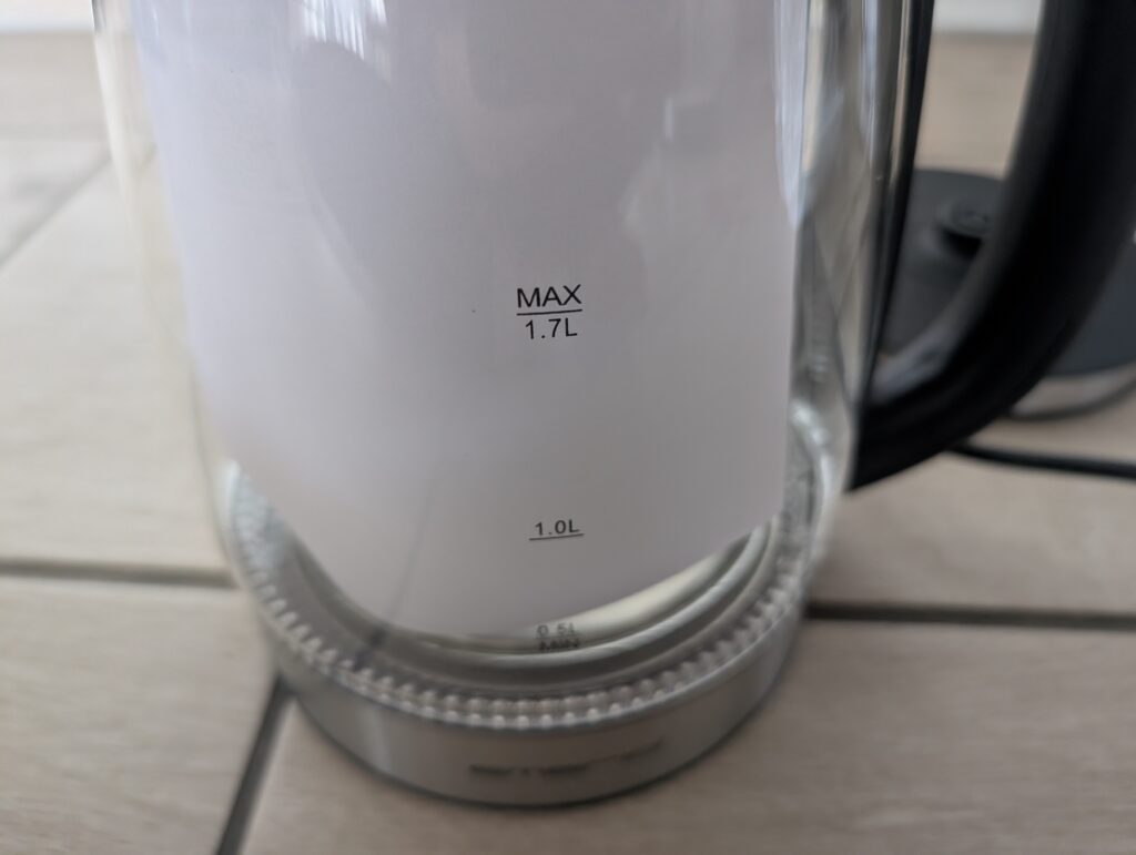 EMERIO WK-119988.7 Wasserkocher Skala