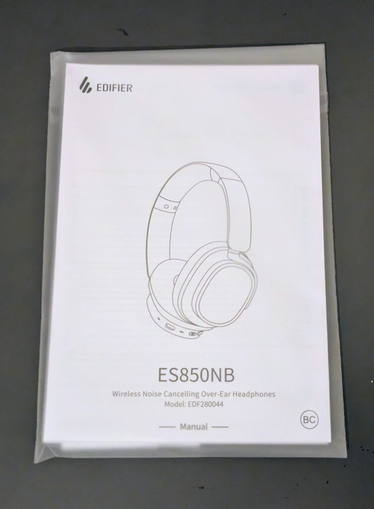 Edifier ES850NB Noise-Cancelling-Kopfhörer Bedienungsanleitung