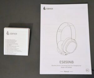 Edifier ES850NB Noise-Cancelling-Kopfhörer Bedienungsanleitungen