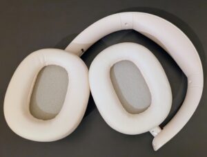 Edifier ES850NB Noise-Cancelling-Kopfhörer Ohrmuscheln von innen