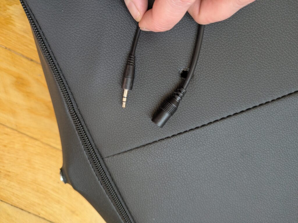 Kabelverbindung des Bagazzia Racingreat Gaming-Stuhls