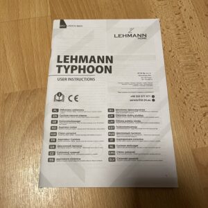 LEHMANN Typhoon Staubsauger Anleitung