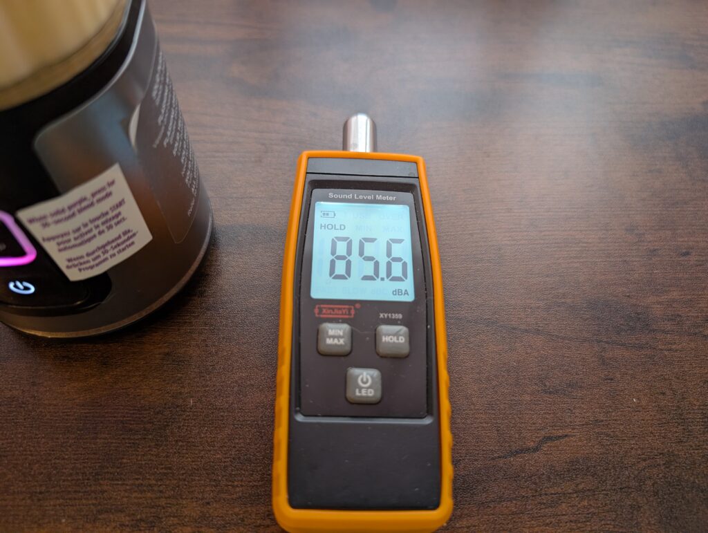 Ninja Blast Smoothie Maker Betriebslautstärke