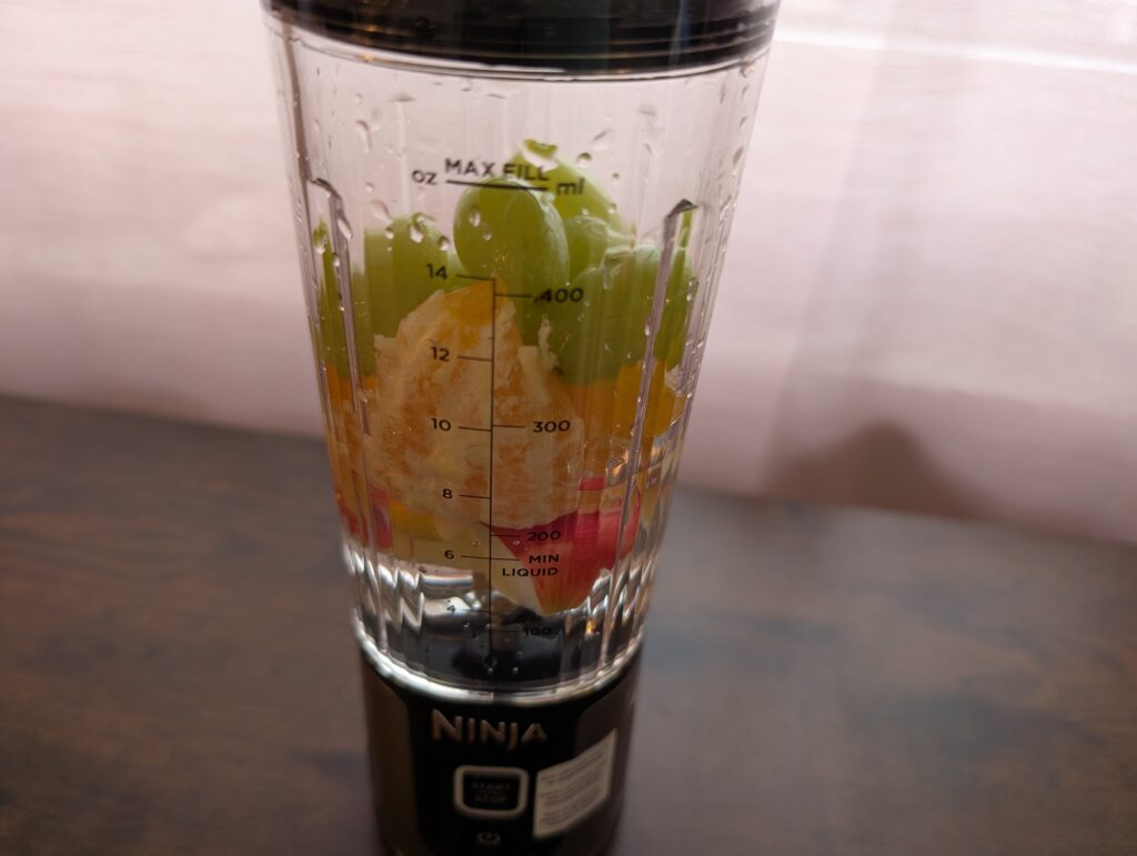 Ninja Blast Smoothie Maker Obstsmoothie kleinere Menge