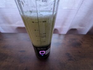 Ninja Blast Smoothie Maker Selleriesmoothie gemixt