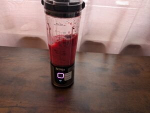 Ninja Blast Smoothie Maker gefrorene Beeren Smoothie Mixen