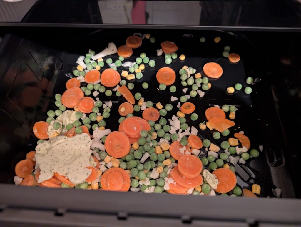 Panasonic NF-BC1000 Flex Heißluftfritteuse Gemüse