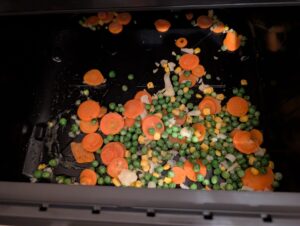 Panasonic NF-BC1000 Flex Heißluftfritteuse Gemüse gegart