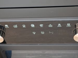 Panasonic NF-BC1000 Flex Heißluftfritteuse Touchscreen Detail