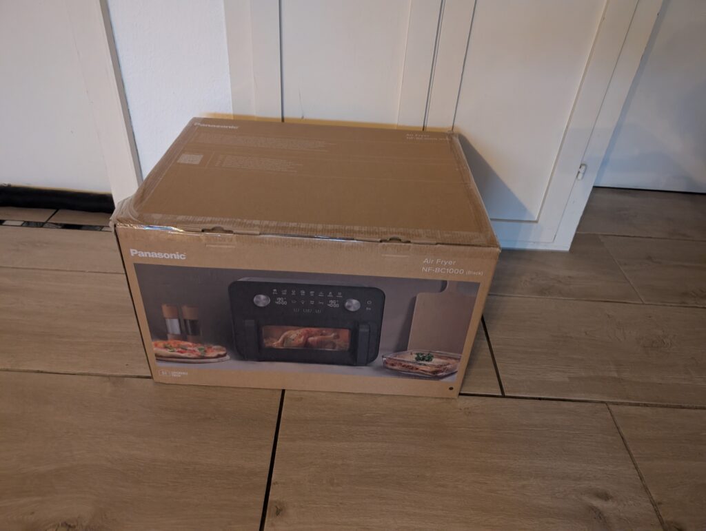 Panasonic NF-BC1000 Flex Heißluftfritteuse Verpackung