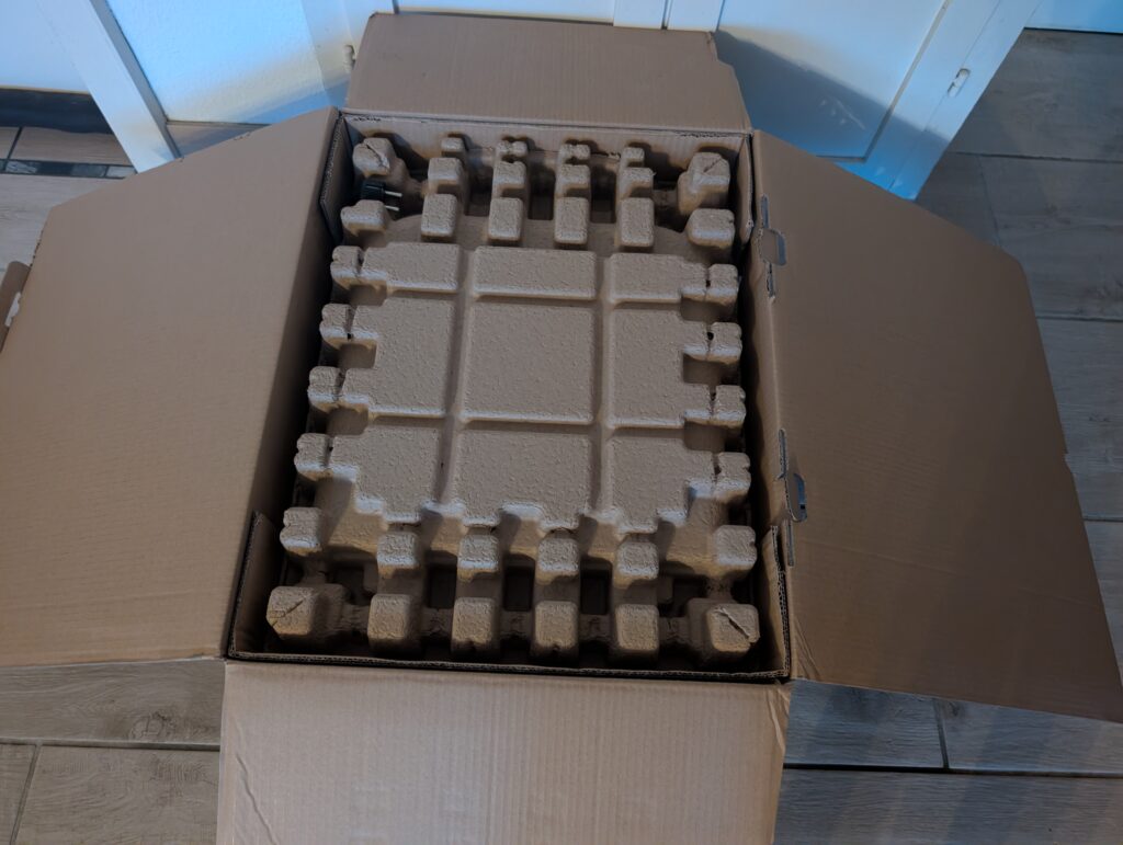 Panasonic NF-BC1000 Flex Heißluftfritteuse Verpackung geöffnet