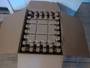 Panasonic NF-BC1000 Flex Heißluftfritteuse Verpackung geöffnet