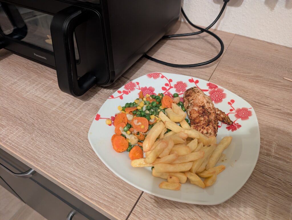 Panasonic NF-BC1000 Flex Heißluftfritteuse ganzes Gericht