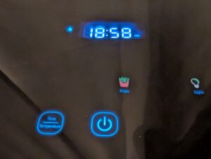 Panasonic NF-CC600AXE Heißluftfritteuse Einstelleung Pommes frites