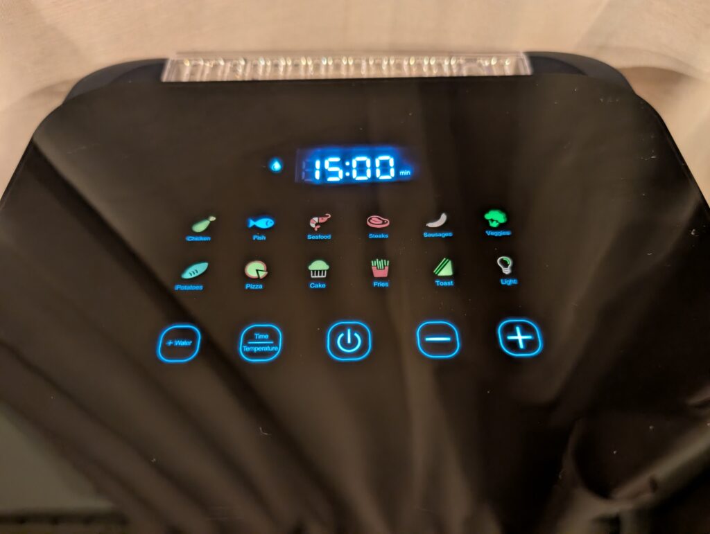 Panasonic NF-CC600AXE Heißluftfritteuse Farbdisplay