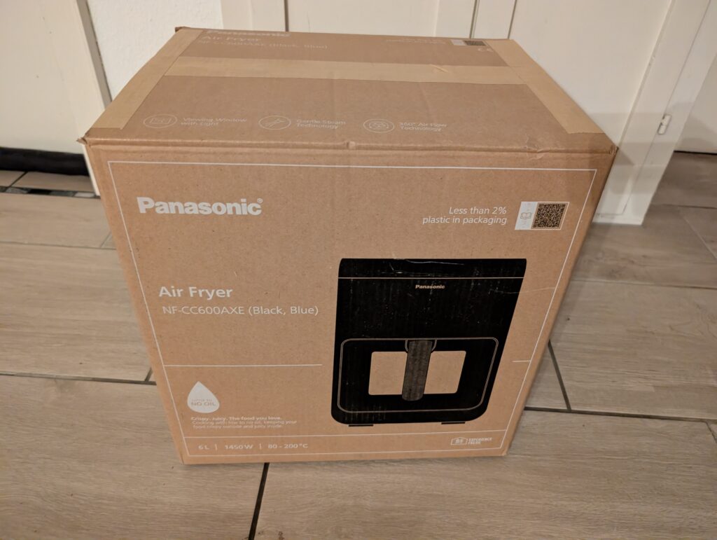 Panasonic NF-CC600AXE Heißluftfritteuse Verpackung