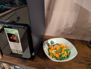 Panasonic NF-CC600AXE Heißluftfritteuse fertiges Gemüse