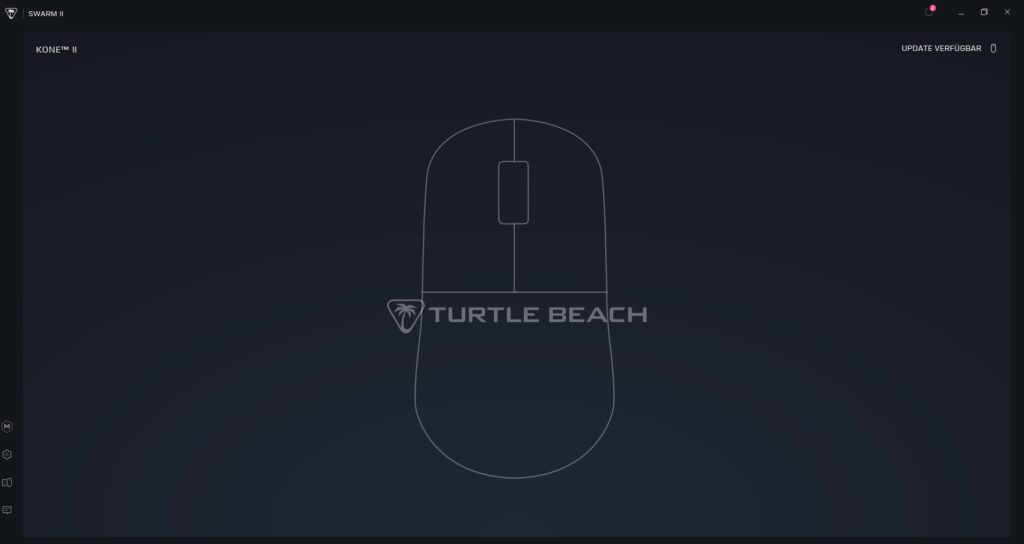 Turtle Beach Kone II Gaming-Maus Software Startbild
