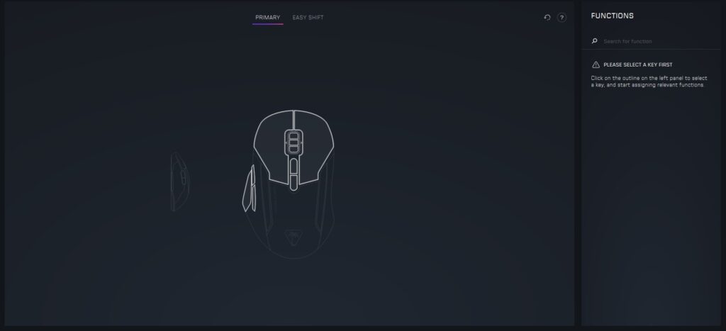 Turtle Beach Kone II Gaming-Maus Software Tastenfunktionen