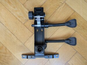 Sitzmechanik des Bagazzia Racingreat Gaming-Stuhls von oben