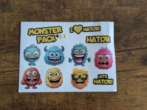 Sticker der HATOR Skyfall 100 Pro Wireless Gaming-Tastatur