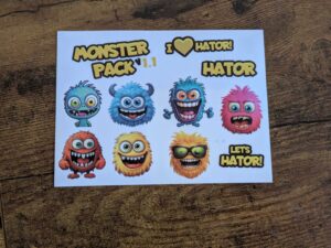 Sticker der HATOR Skyfall 80 MAG Ultima 8K Gaming-Tastatur