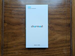 Verpackung der Charmast C2065 Powerbank von oben