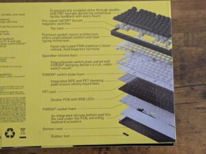 Verpackung der HATOR Skyfall 80 MAG Ultima 8K Gaming-Tastatur (2)