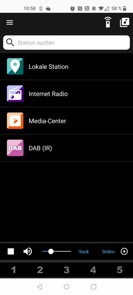 Imperial 22-322-00 i110 Internetradio App Startseite
