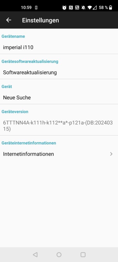 Imperial 22-322-00 i110 Internetradio App Einstellungen