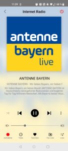 Telestar TOP 250 Internetradio App Senderanzeige