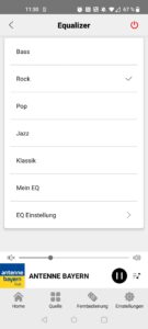 Telestar TOP 250 Internetradio App Equalizer