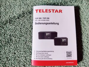 Telestar TOP 250 Internetradio Bedienungsanleitung