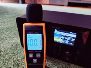 Telestar TOP 250 Internetradio Lautstärke auf höchster Stufe