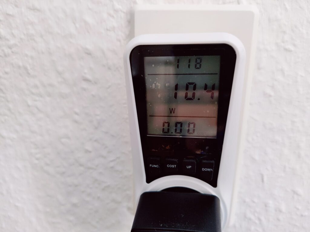 Telestar TOP 250 Internetradio Stromverbrauch auf höchster Stufe