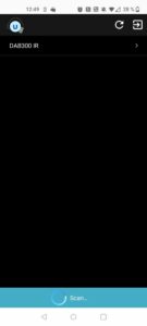 Xoro DAB 300 IR Internetradio App Gerätesuche