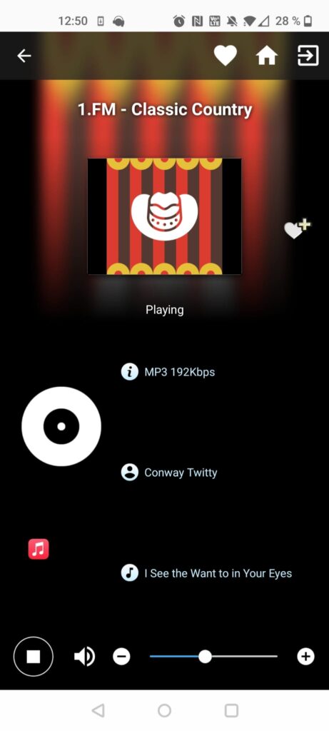 Xoro DAB 300 IR Internetradio App Websender Anzeige